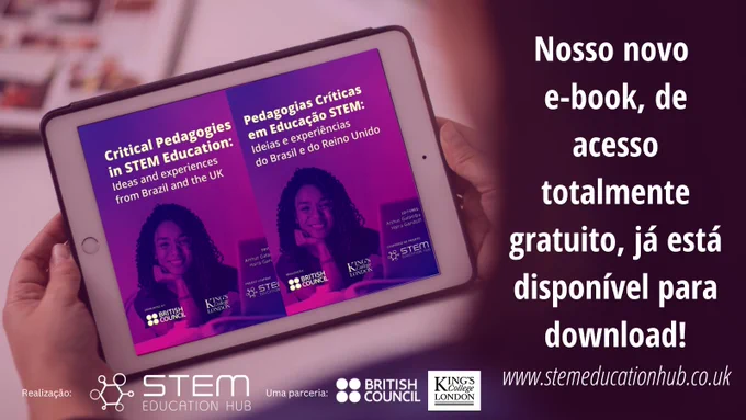 O novo e-book do STEM Education Hub já está disponível para download no site www.stemeducationhub.co.uk