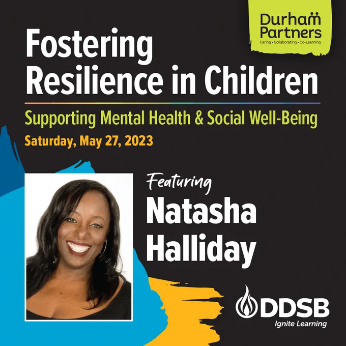 Fostering Resilience in Children
Supporting Mental Health and Social Well-Being
Saturday, May 27, 2023
Featuring Natasha Halliday

Photo of Natasha Halliday smiling.