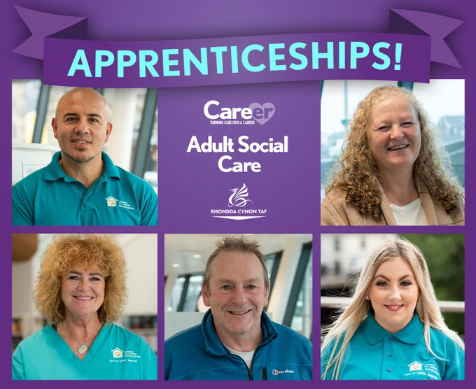 We are #RECRUITING for Apprenticeships within our Adult Care Services Department!