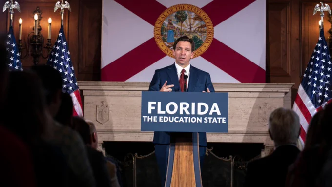 Florida Governor Ron DeSantis.
