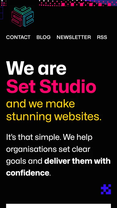 Set Studio website