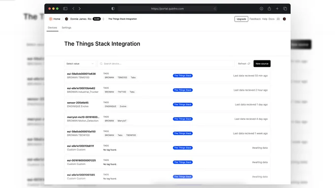 Qubitro Device Data Platform sneak peak