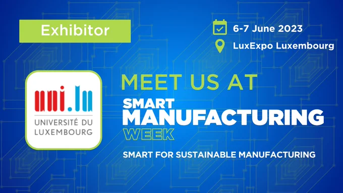 Meet us at Smart Manufacturing Week - Smart for Sustainable Manufacturing