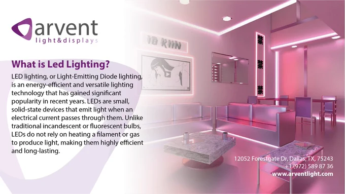 Light up your life with LED lighting!

Did you know that LED lighting is the future of illumination?
 
Arvent Light, a leading lighting manufacturer, brings you the brilliance of LED technology!

Save energy, save money!

LEDs consume less power, making them cost-effective and eco-friendly. 

Plus, they last up to 25x longer than traditional bulbs, reducing replacements. Say goodbye to frequent light bulb changes! 

Discover the endless possibilities of LED lighting with Arvent Light!

Upgrade your space to the future of illumination.
 
Visit https://arventlight.com/ today and let your environment shine! 

Arvent Light
