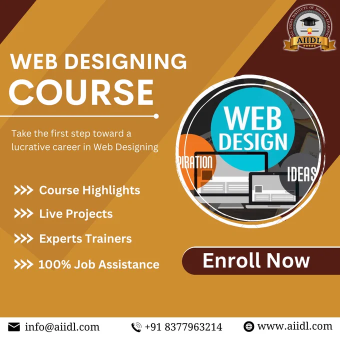 Web Designing Course...  Take the first step toward a lucrative career in Web Designing...  >>> Course Highlights. >>> Live Projects. >>> Experts Trainers. >>> 100% Job Assistance.