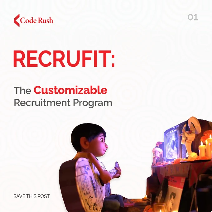 Say goodbye to cookie-cutter recruitment programs and hello to a customized approach with RecruFit! 

Our customized recruitment solutions are designed specifically for your business, from sourcing and screening to training and certification. We match candidate's technical competencies to your needs and nurture their soft skills to create a perfect fit for your team. And if you require it, we can blend skill development with globally recognized certifications to produce capable human resources that meet international standards.

Visit us at https://coderush.com.np/recrufit/ to learn more about RecruFit and transform your hiring process today! 

#CodeRush #RecruFit #CustomizedRecruitment #TailoredPrograms #PersonalizedHiring #FindThePerfectFit