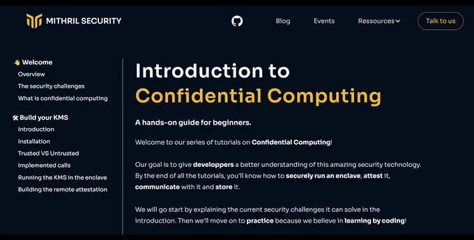 Introduction to Confidential Computing