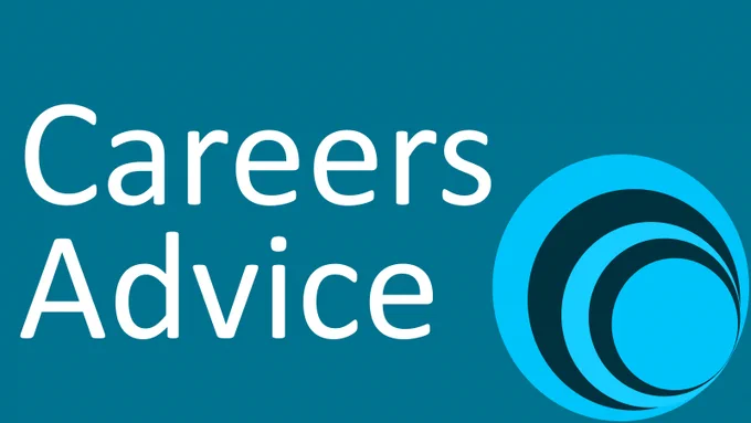 Text reads Careers Advice