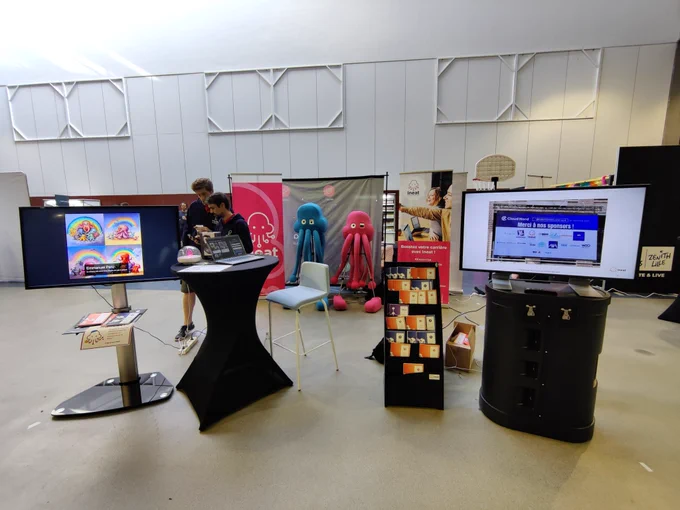 Photo du stand d'Ineat 