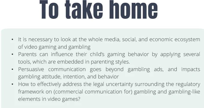 take home message