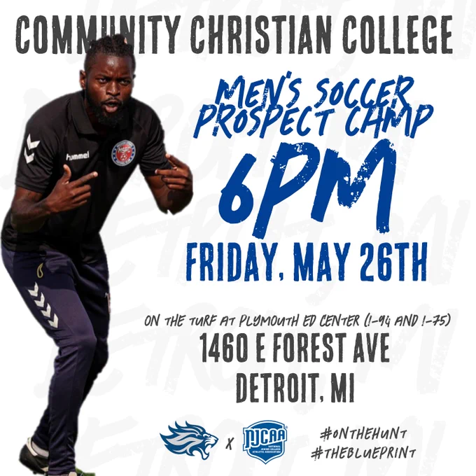 Free CCC MSOC Prospect Camp on the turf at 6pm!