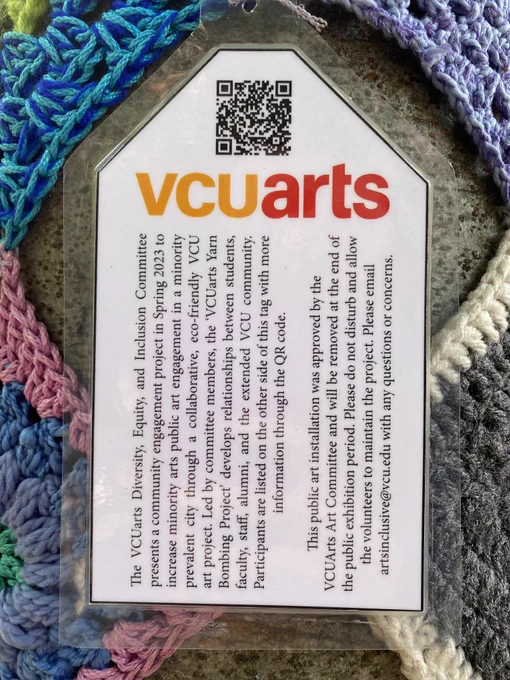 VCUarts description tag on tree.