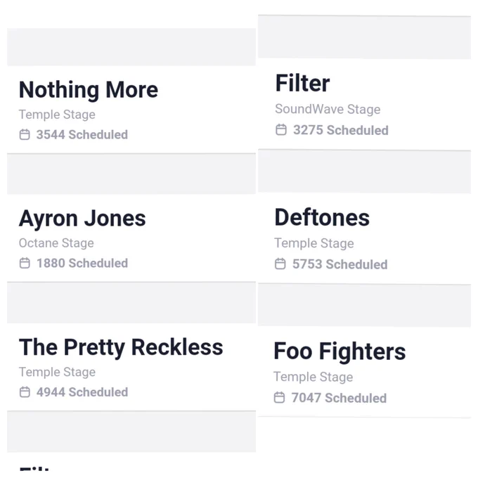 Nothing More, Ayron Jones, The Pretty Reckless, Filter, Deftones, and Foo Fighters