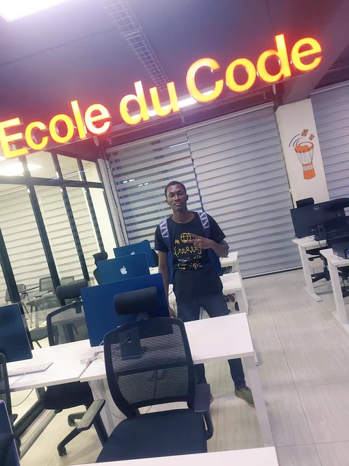 Fin d'initiation à React.js dans les locaux de Orange digital center Burkina 