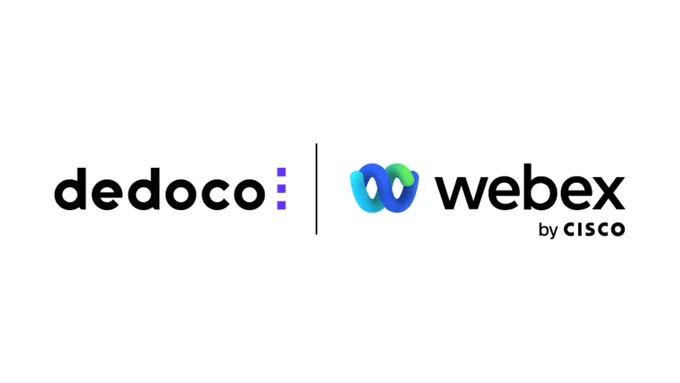 Dedoco and webex logos