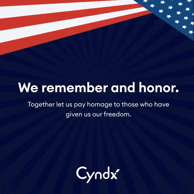 Memorial Day Greeting from Cyndx
