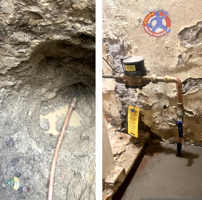 Lead pipe replacement for old Toronto house