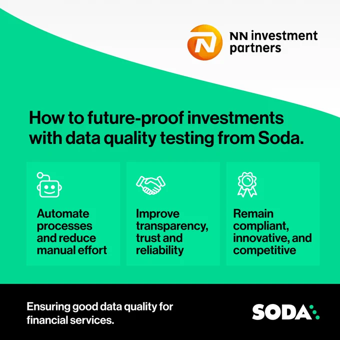 How NN IP transformed their investment strategy, enabling better-informed decisions and staying competitive in the market with Soda data quality testing