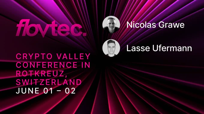 Nicolas and Lasse will be attending Crypto Valley Conference (CVC) 2023 this Thursday and Friday!