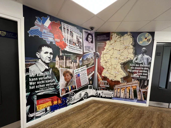 Murals large format printing design for education
