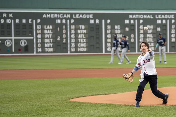 Valerie Frias, CEO of Ethos, takes the mound at Fenway Park, throwing the first pitch in celebration of National Older Americans Month. Ethos, a treasured nonprofit, promotes independence and well-being for aging adults and people with disabilities. Let's cheer for Ethos and their Meals on Wheels Program serving over two and a half million meals to Boston seniors! #RedSox #FenwayPark #FirstPitch #OlderAmericansMonth #Ethos50 #MealsOnWheels