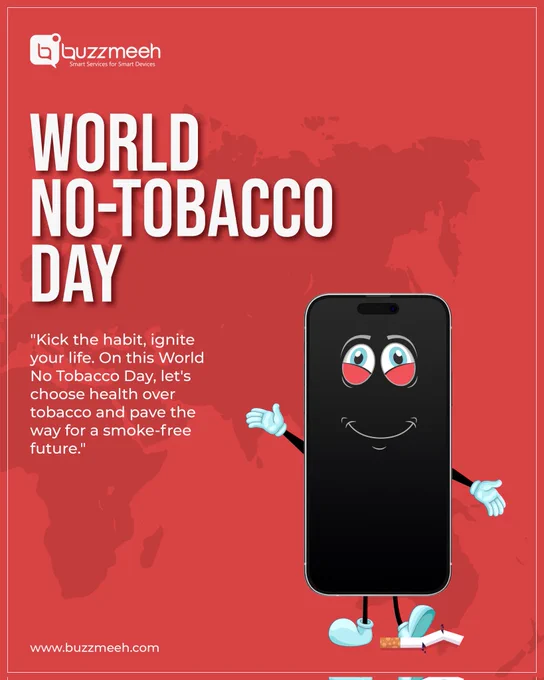 "Kick the habit, ignite your life. On this World No Tobacco Day, let's choose health over tobacco and pave the way for a smoke-free future."

World No-Tabacco Day 🚭

#worldnotobaccoday 
#quitesmoking 
#creativepost 
#designpost
#BuzzmeehCelebration 