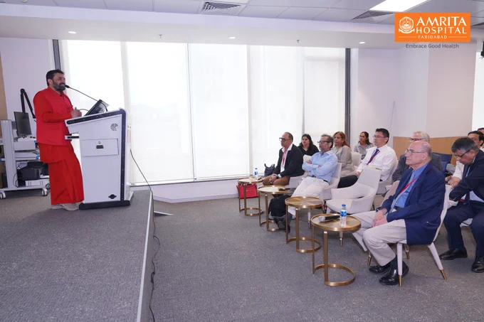 Amrita Hospital, Faridabad, conducted MDS-AOS 5th School for Young Neurologists on May 28, 2023. 