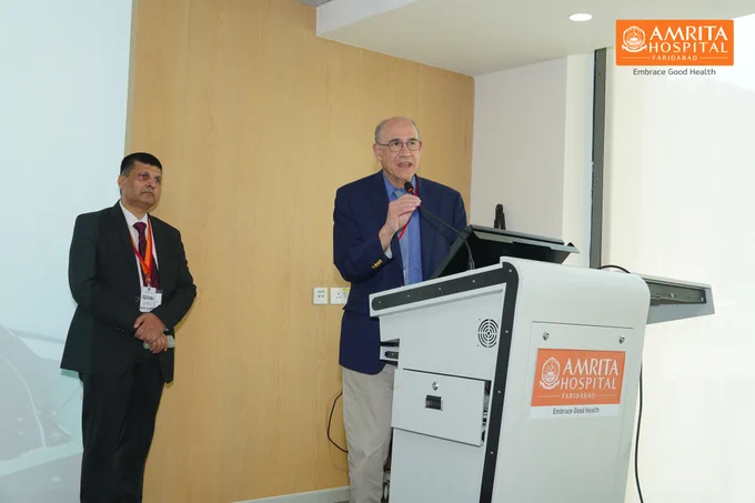 Amrita Hospital, Faridabad, conducted MDS-AOS 5th School for Young Neurologists on May 28, 2023. 