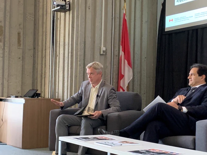 CIGI's President, Paul Samson, delivering the welcome address at the 6th Annual IP Data & Research Conference! 
