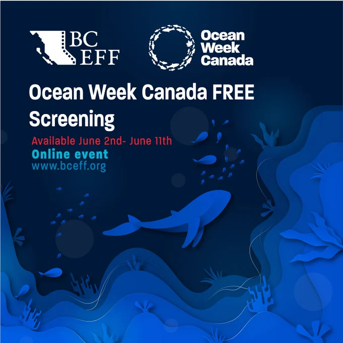 🏠 Watch these incredible films at your own leisure, right from the comfort of your home, anytime between June 2nd and June 11th. 🍿

Film Lineup:
🐋 The Witness is a Whale
🐟 Solen Fish
🌴 Expedición Tribugá
🍽️ Ha Nii Tokxw: Our Food Table
🌊 Our Coast
🎣 Caught in the Net
🚯 Trapped by Plastic
🌍 Guilt Trip
🌿 Gagulhchugh Nen Gagusun (The land looks good all around)
💔 Cracked

Details:
💲 Cost: FREE
📺 Format: Virtual
🏠 Category: Indoors, Presentation/Film Screening, Other
🌎 Region: Canada Wide
👪 Audience: Kids & Families, Adults
♿ Accessibility: Closed Captioning, Subtitles, English, French