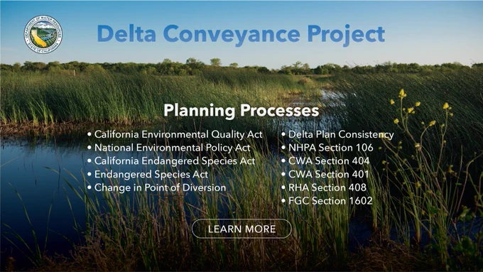 Delta Conveyance Project Planning Processes