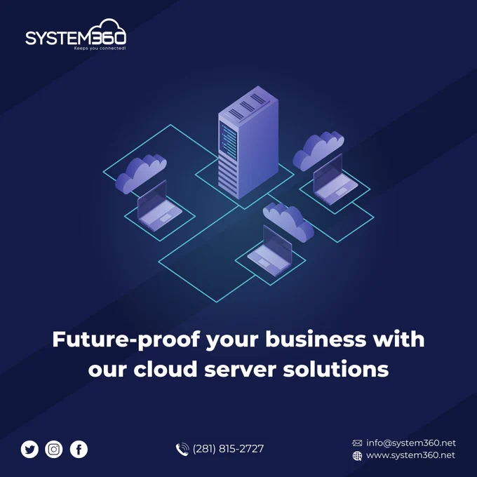 Your business will be successful in the future with the help of System360's cloud server solutions. Experience scalable reliability that is easy, and secure. Increase your potential right now!

