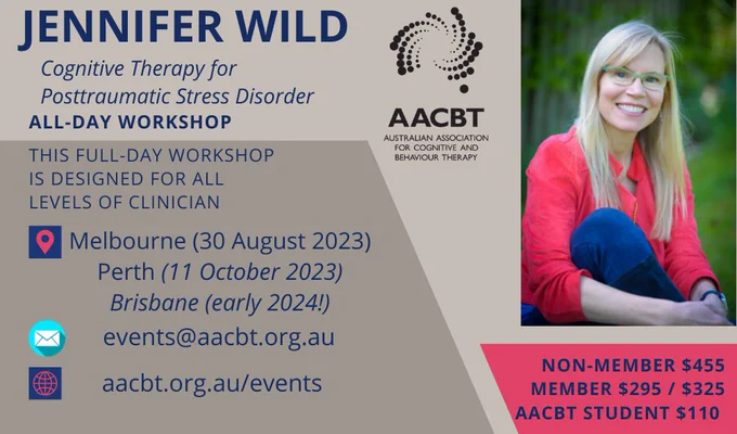 Dates for Jennifer Wild all-day workshop tour Melbourne 30 August 2023 and Perth 11 October 2023.