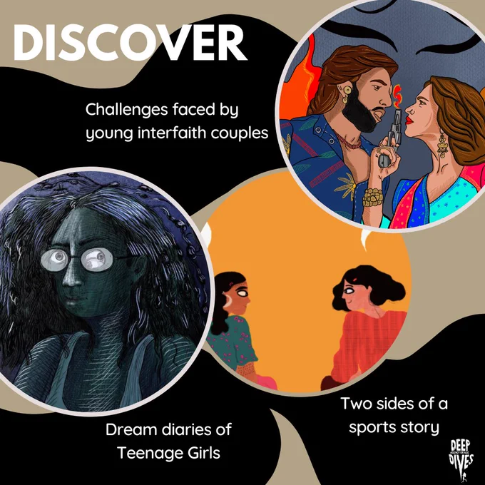 Discover: Challenges faced by young interfaith couples, Two sides of a sports story, Dream diaries of Teenage Girls