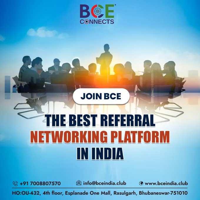 BCE, the best referral networking platform in India helps to grow your business and acquire new customers through referral marketing. Join BCE and get tons of referrals to grow your business.

Contact us @ 7008807570 or info@bceindia.club
Visit https://www.bceindia.club

#bcebusinessmeet #bceindia #businessmeet #BCE #bcebhubaneswar #bcemembers #Bhubaneswar #businessmeeting