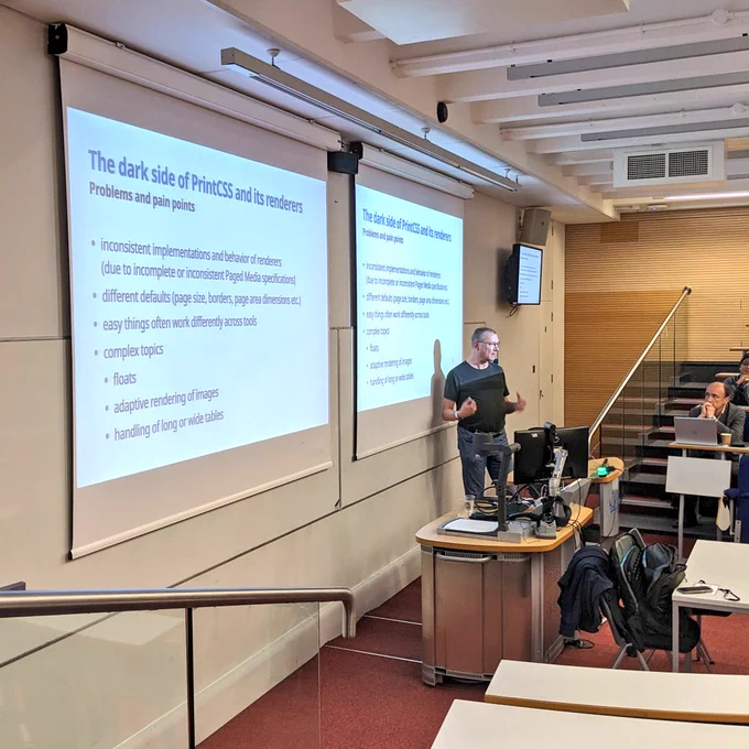 Andreas Jung speaks at the Markup UK