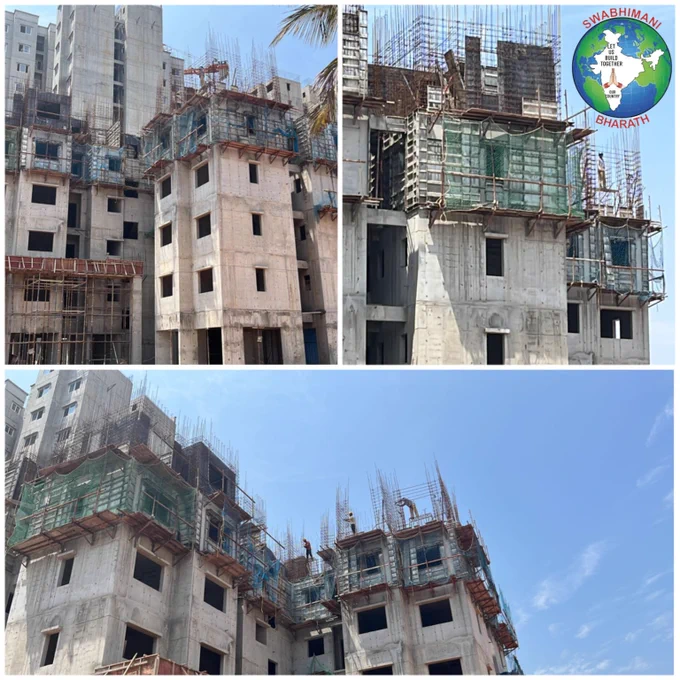 Bharath Aluforms Ongoing project in Bengaluru.