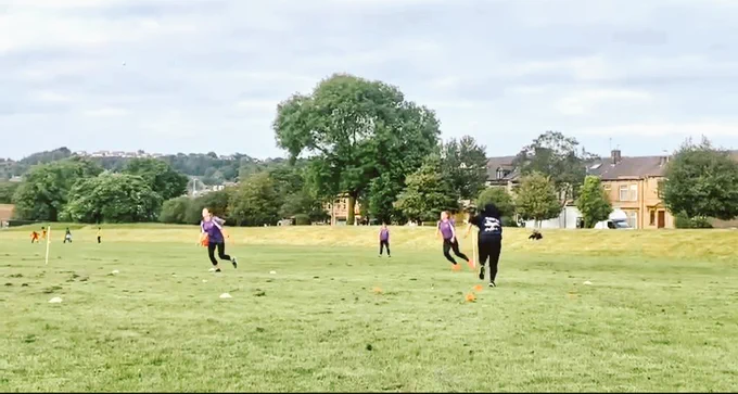 Playing Rounders in the great outdoors