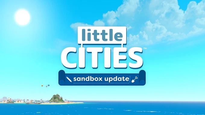 The teaser thumbnail for Little Cities' Sandbox Update, coming soon for Quest by Purple Yonder and nDreams.