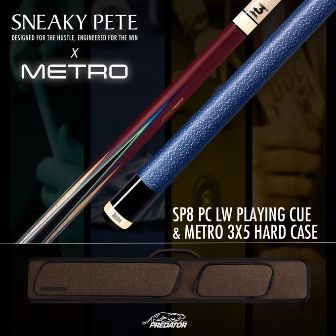 Sneaky Pete Purple Heart Cues now come with a free Metro 2x4 case