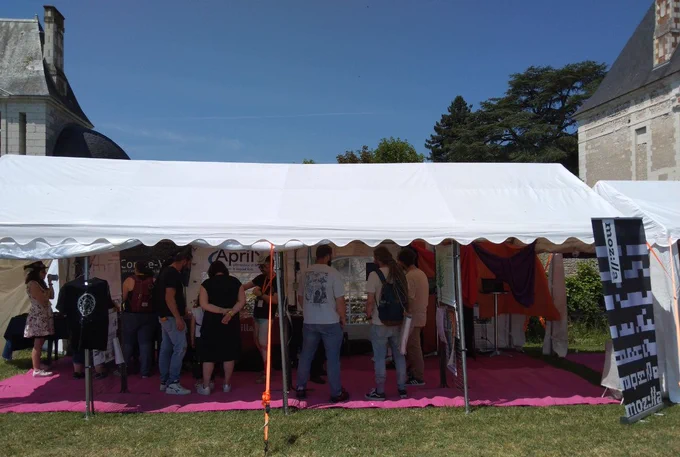 Le stand de Mozilla au village du Libre des Geek Faëries 2023