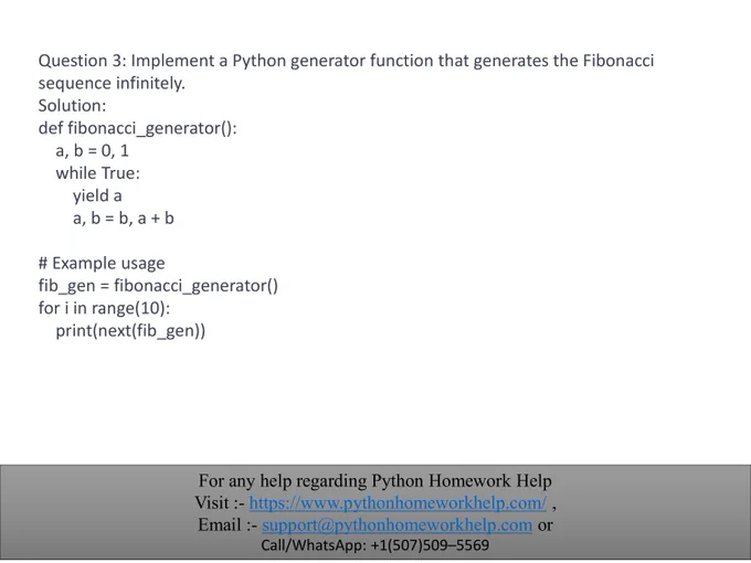 Python Homework Help