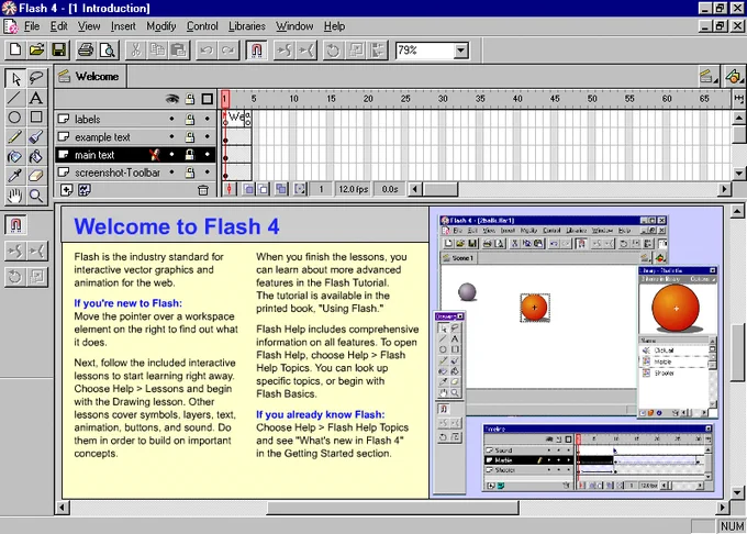 Macromedia Flash 4.0