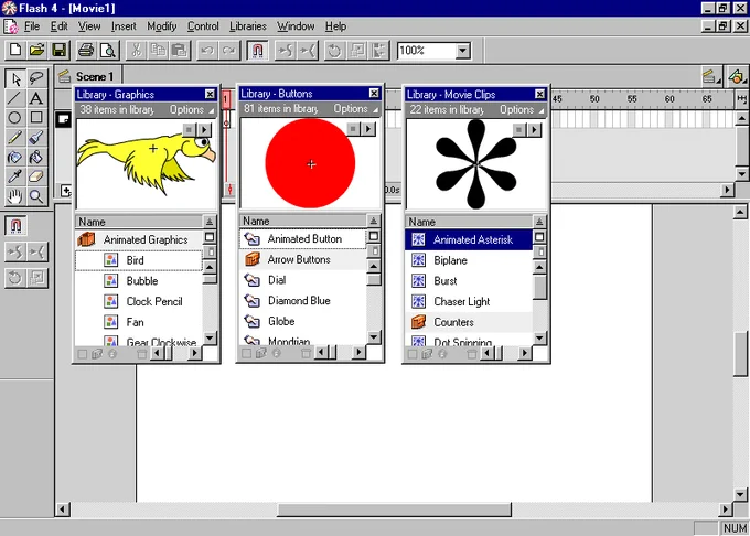 Macromedia Flash 4.0
