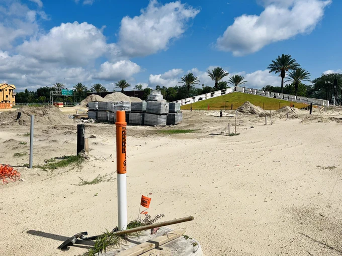 Lift Ev’ry voice and sing park construction