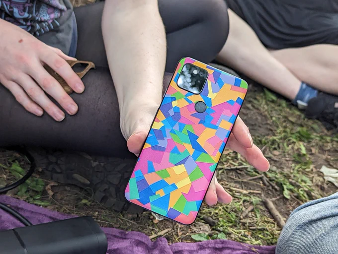 another phone, with a brand new colourful back!
