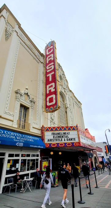 The Castro Theater sign and marquee