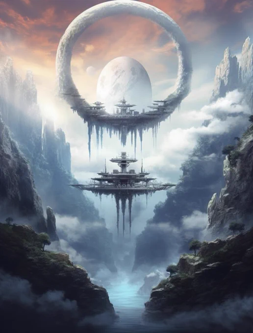 ying Yang landscape flight Neonpunk cloudkiller --ar 3:4 --q 2 --s 750 --v 5.1 