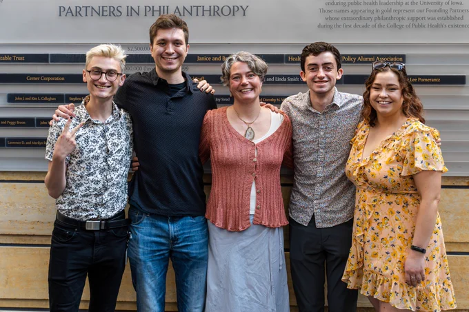 U Iowa Epidemiology MS and MPH grads 2023 from the Petersen lab!!