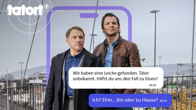 Chatbasiertes Tatort-Game mit den Stuttgarter Ermittlern Lannert und Bootz